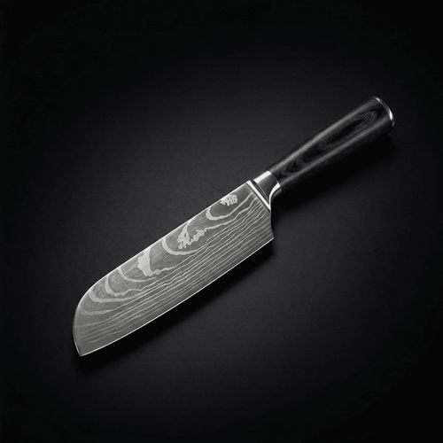 Japanese-Style Santoku Knife – 5.1 inch (13 cm) Compact Blade