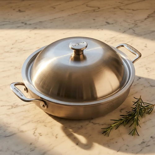 Bellavita Titanium Braiser with Lid