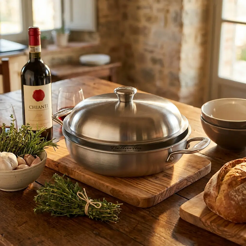 Bellavita Titanium Braiser with Lid