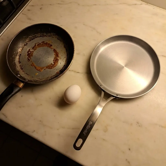 Bellavita Titanium Crepe and Egg Pan by Bellavita Cookware - Upgrade Image