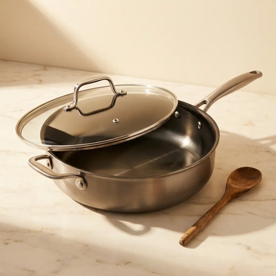 Bellavita Titanium Everyday Pan with Lid by Bellavita Cookware - Main Collection Image