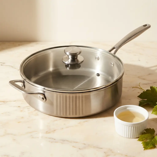 Bellavita Titanium Saute Pan with Lid