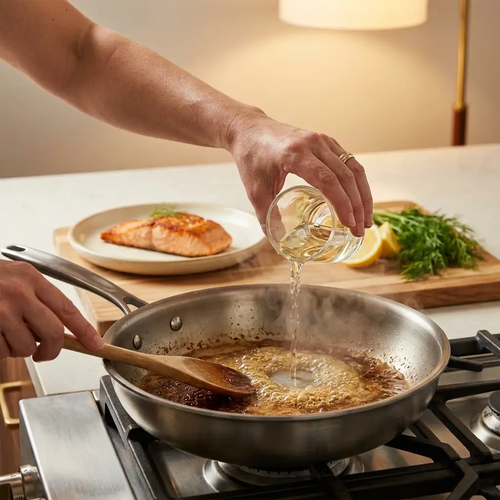 Bellavita Titanium Saute Pan with Lid