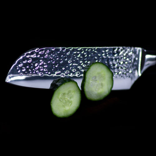 Japanese Hammered Utility Knife – 5.1 inch (13 cm) Precision Blade